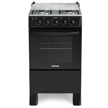 Imagem de Fogão Star New 4 Bocas Preto Itatiaia Bivolt