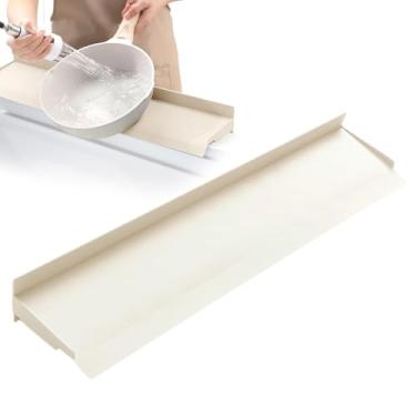 Imagem de contra respingos de água | de respingos de água de silicone para pia de cozinha - antiderrapante para balcão de garagem Rv banheiro