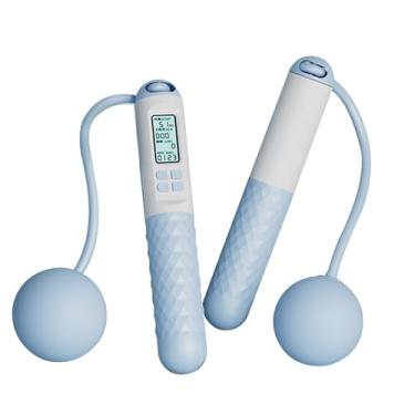 Imagem de Corda de pular ponderada – Corda de pular para treino de exercícios físicos – Corda de pular com peso ajustável, sem fio, treinamento físico para casa