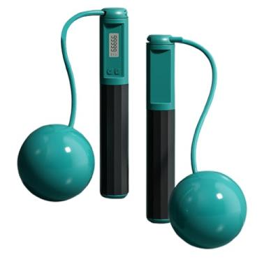 Imagem de Corda de pular sem fio para mulheres, equipamento de fitness sem fio, corda de pular para treinamento com contador - para ginástica em casa, exercícios físicos, mulheres, homens, crianças