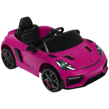 Imagem de Carro Elétrico Infantil Porsche Spyder 718 RS 12V Rosa Bel