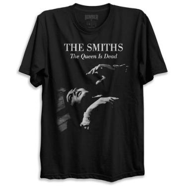 Imagem de Camiseta Preta Banda The Smiths The Queen Is Dead Bomber Rock, M