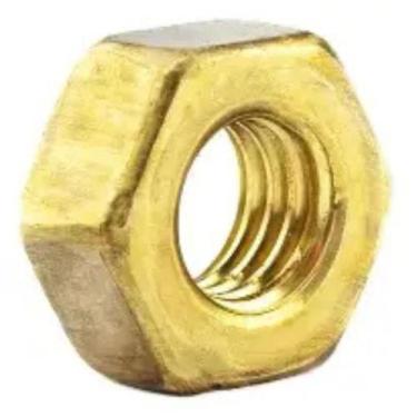 Imagem de Kit 10 Porca 5/32 Sextavada Unc Latão Premium Resistente - ciser