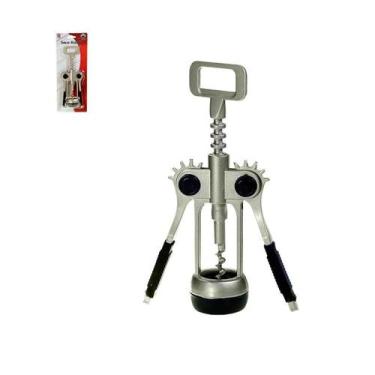 Imagem de Saca Rolhas Aço Inox Abridor De Garrafa De Vinho - Eye Produtcs