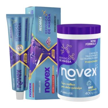 Imagem de Kit Novex Reposição De Massa: Creme De Tratamento 400g e Recarga Capilar 80g