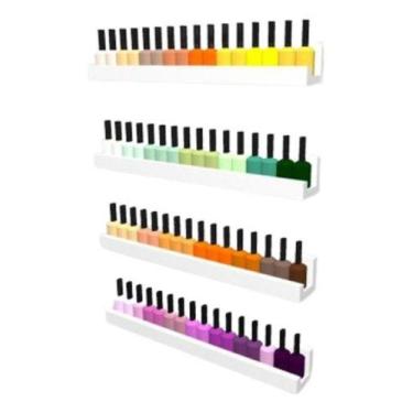 Imagem de Expositor Organizador Porta Esmalte Manicure Prateleira Mdf - Marcenar