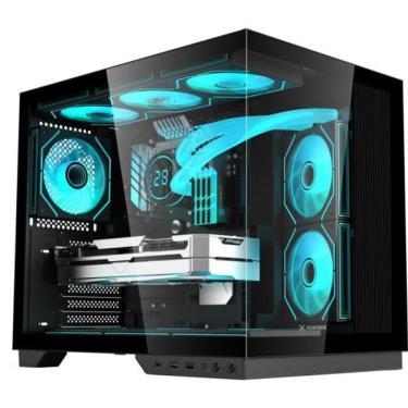 Imagem de Gabinete Gamer Fortrek Clarity Max Preto [f002]
