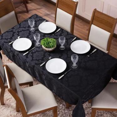 Imagem de Toalha De Mesa Jacquard Retangular 8 Lugares Jacard - FF Enxovais, Pre
