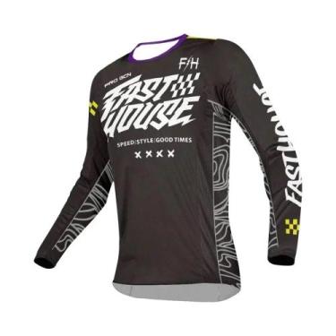 Imagem de Camisetas De Corrida Para Motocicleta De Secagem Rápida E Respiráveis 