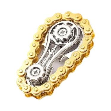 Imagem de Fidget Spinner De Metal Para Adultos E Crianças, Brinquedo Antiestress