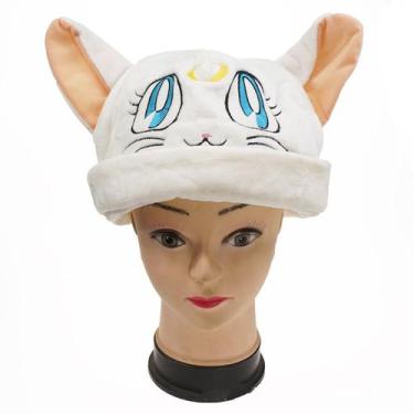 Imagem de Chapéu de pelúcia Sailors Moons Luna Cat Anime Cosplay 58 cm - Yiweisa