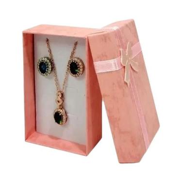 Imagem de Caixas De Presente Coloridas Para Joias, 24 Peças, Embalagem Vazia De 