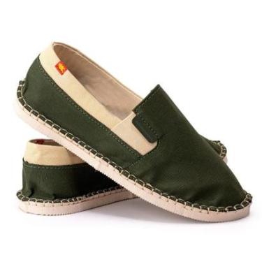 Imagem de Alpargata Unissex Com Elástico Slip On Estilo e Conforto Tamanho Plus Size-Unissex