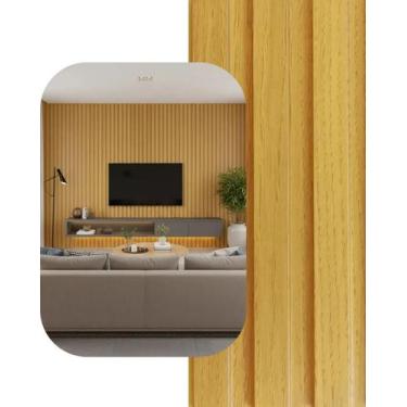 Imagem de Painel Ripado Interno WPC Placa com 2,90m x 15,7cm Tauari RENO