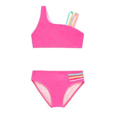 Imagem de Conjunto Biquíni Pingo de Alegria PG37 Infantil Cropped e Calcinha Pro