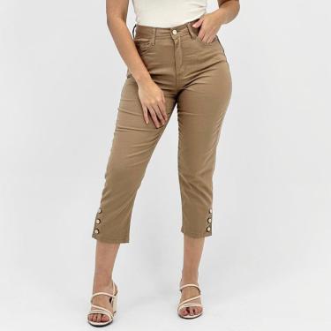 Imagem de Calça Specific Jeans Capri em Sarja Feminina-Feminino