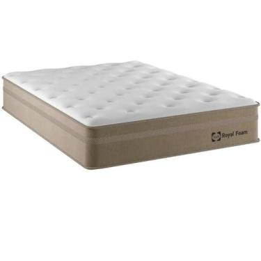 Imagem de Colchão Royal Foam Casal de Espuma Euro Pillow 158x198x28cm Sealy Cor 