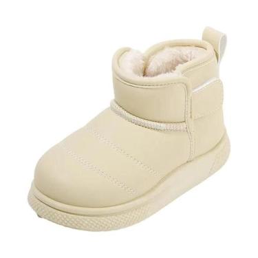 Imagem de Botas De Neve Para Bebês Meninos E Meninas, Impermeáveis, Pelúcia, Ant