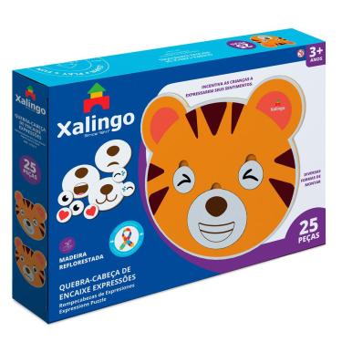 Imagem de Quebra-cabeça Encaixe Expressão Xalingo