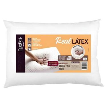 Imagem de Travesseiro - real latex alto - 50 x 70 - duoflex