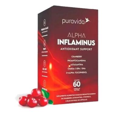 Imagem de Alpha Inflaminus Pura Vida Proantocianidina Astaxantina 60 Caps