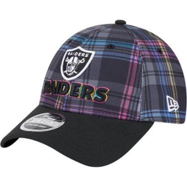 Imagem de Boné New Era 9Forty Stretch Snap Las Vegas Raiders NFL Crucial Catch 2024 Masculino-Masculino