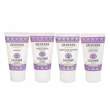Imagem de Kit Granado Terrapeutics Lavanda Necessaire + shampoo + Cond + Sabonete + Hidratante Kit-Unissex