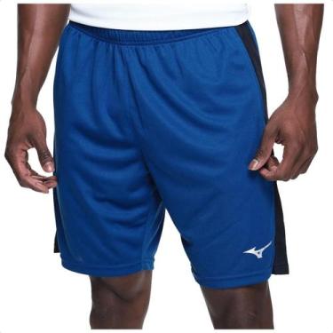 Imagem de Bermuda Mizuno Root Mesh 2 Masculina, M, Azul, Marinho