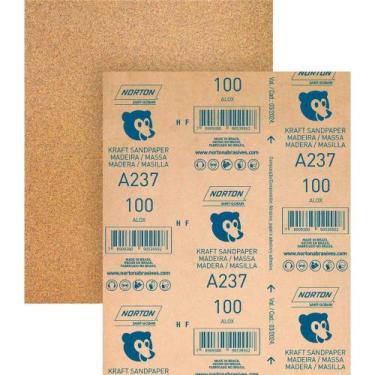 Imagem de Lixa Madeira A-237 Grão 100 Norton