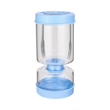 Imagem de Pote De Vidro Para Azeitonas E Picles Com Coador, Recipiente Hermético