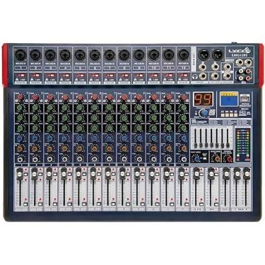 Imagem de Mesa De Som Com 12 Entradas 2 Aux Lyco Lmg1202