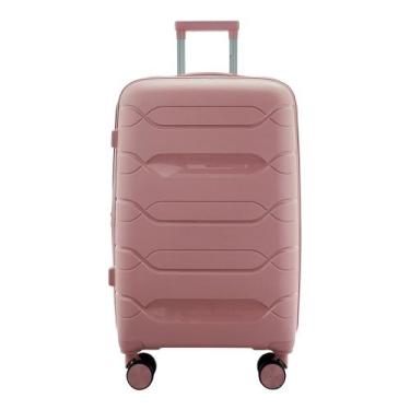 Imagem de Mala Média 23kg Despachada Expansiva Rígida Polipropileno Rodas Duplas