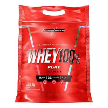 Imagem de Whey 100% Pure Pouch 1,8kg Chocolate Integralmédica - Congratulations 