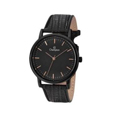 Imagem de Relógio masculino Champion social pulseira de couro CN20042N-Masculino