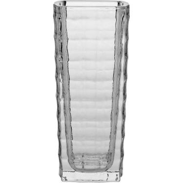 Imagem de VASO DECORATIVO ENFEITE PLANTA VIDRO 15x6x6cm TRANSPARENTE