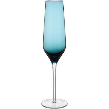Imagem de JOGO 2 TAÇAS CHAMPANHE HOME&CO BALLET VIDRO 195ml 26x7x7cm AZUL