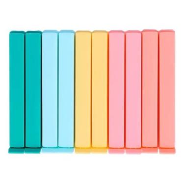 Imagem de Clipes De Vedação Miniso Para Embalagens Com 24un Coloridos