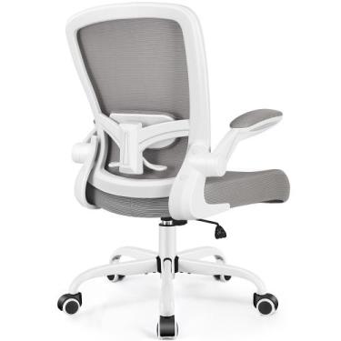Imagem de Cadeira de Escritório Ergonômica FelixKing em Tela Ajustável Cinza