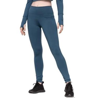 Imagem de Calça Legging Speedo Harmony Plus, Petróleo, Extra Grande