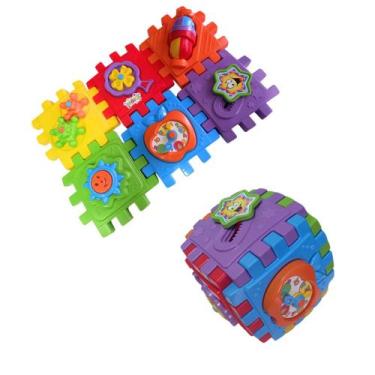 Imagem de Cubo Brinquedo Infantil Educativo Interativo Com Musica e Atividades M