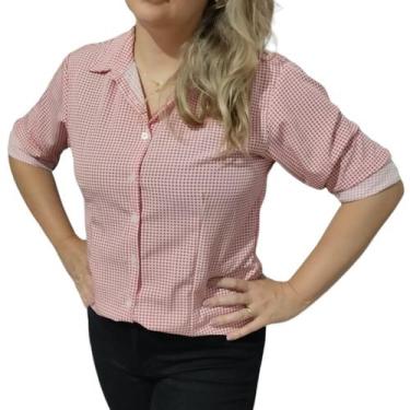 Imagem de Camisa Feminina Social Manga Longa Espandex Não Amassa - Repelique, Ve