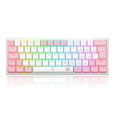 Imagem de Teclado mecanico usb gamer anivia switch blue redragon k614wp-rgb bran
