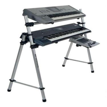 Imagem de Rack Mesa Tubular Para Teclados Yamaha Roland Kurzweil E Korg - TITANI