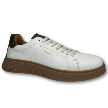 Imagem de Sapatênis Casual Masculino Ferracini 9315, Branco, 41