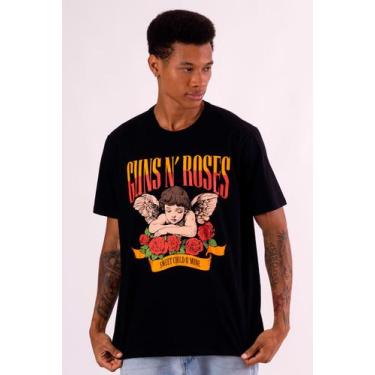 Imagem de Camiseta Guns N Roses Sweet Child O Mine - Piticas, G2, Preto, Unissex