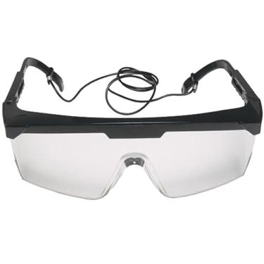 Imagem de Óculos de Proteção 3M Brasil Vision 3000 HB004003107 com Lente Incolor Antiembaçante Preto com Cordão