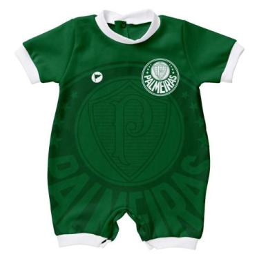 Imagem de Macacão Bebê Palmeiras Curto Torcida Baby, GG