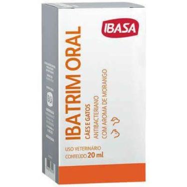 Imagem de Antibacteriano Ibatrim Oral 20mL para Cães e Gatos - Ibasa