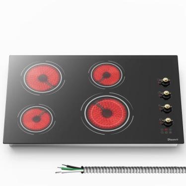 Imagem de Fogão elétrico Disaenvir 30 polegadas 4 queimadores 6700W 220V-240V