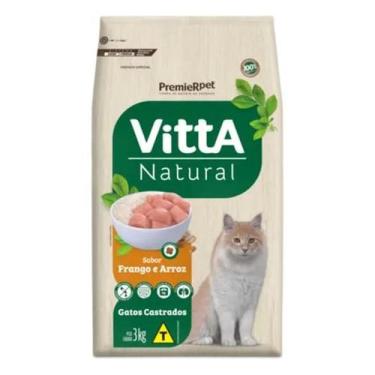 Imagem de Ração seca Vitta Natural para gatos castrados sabor frango e cereais i